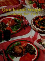Cover of: Quick and simple cooking for two