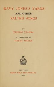 Cover of: Davy Jones's yarns and other salted songs ...