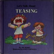 Cover of: Let's talk about teasing by Joy Berry