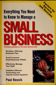 Cover of: Everything you need to know to start your own small business