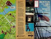 Boston city map and guide to the freedom trail and national historical park by Greater Boston Convention & Visitors Bureau