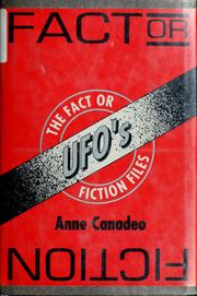 Cover of: UFO's by Anne Canadeo