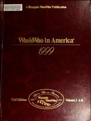 Cover of: Who's who in America 1999: Volume 1: A-K