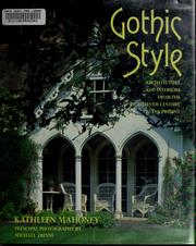Cover of: Gothic style by Kathleen Mahoney
