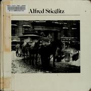 Cover of: Alfred Stieglitz by Alfred Stieglitz