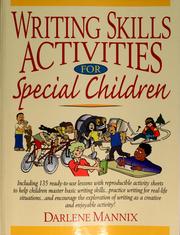 Cover of: Writing skills activities for special children