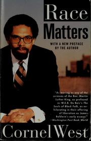 Cover of: Race matters by Cornel West