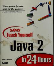 Cover of: Sams teach yourself Java 2 in 24 hours by Rogers Cadenhead