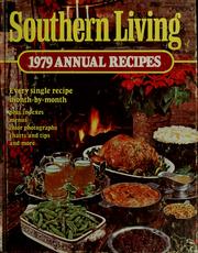 Cover of: Southern Living 1979 annual recipes