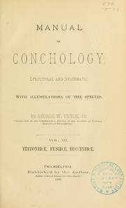 Cover of: Manual of conchology, structural and systematic: with illustrations of the species
