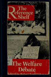 Cover of: The Welfare debate