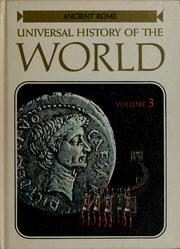 Cover of: Universal history of the world, ancient rome