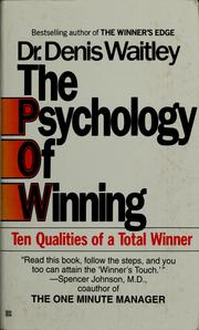 Cover of: The psychology of winning