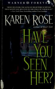 Cover of: Have you seen her?