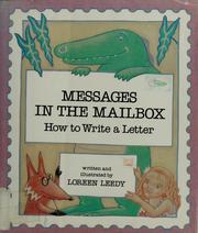 Cover of: Messages in the mailbox: how to write a letter