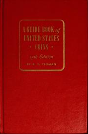 Cover of: A guide book of United States coins: fully illustrated, catalog and price list--1616 to date