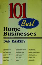Cover of: 101 best home businesses