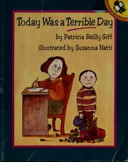 Cover of: Today was a terrible day