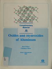 Oxides and hydroxides of aluminum by Karl Wefers