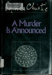 Cover of: A murder is announced