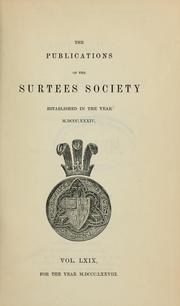 Cover of: Cartularium abbathiae de Whiteby ordinis S. Benedicti fundatae anno MLXXVIII by Whitby Abbey