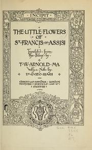 Cover of: The little flowers of St. Francis of Assisi by Francis of Assisi