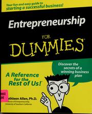 Cover of: Entrepreneurship for dummies by Kathleen R. Allen