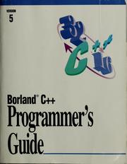 Cover of: Borland C++: programmer's guide