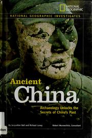 Cover of: Ancient China by Jacqueline A. Ball