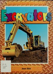 Cover of: Excavators by Jean Eick