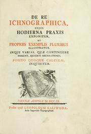 Cover of: De re ichnographica by Giovanni Jacopo de Marinoni