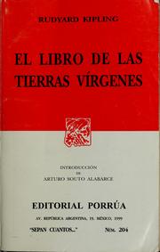 Cover of: El libro de las tierras vírgenes by Rudyard Kipling