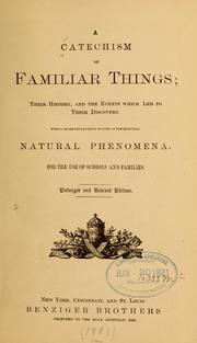 Cover of: A catechism of familiar things