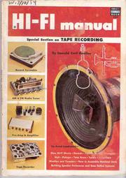 Cover of: Hi-fi manual. by Donald Carl Hoefler