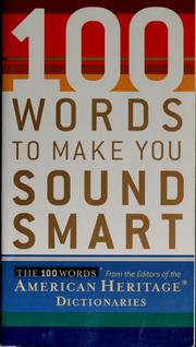 Cover of: 100 words to make you sound smart