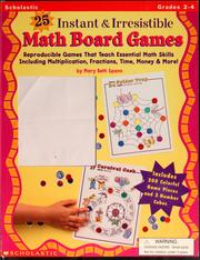 Cover of: 25 instant & irresistible math board games