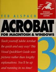 Cover of: Acrobat 3 for Macintosh and Windows