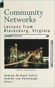 Community networks : lessons from Blacksburg, Virginia