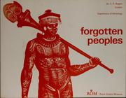 Cover of: Forgotten peoples: a reference