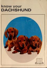 Cover of: Know your dachshund