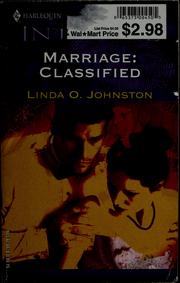 Cover of: Marriage: classified