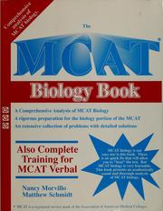 Cover of: The MCAT biology book