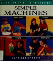 Cover of: Simple machines by Deborah Hodge