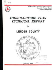Thoroughfare plan for Lenoir County by North Carolina. Division of Highways. Statewide Planning Branch