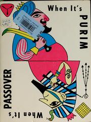 Cover of: When it's Passover ; When it's Purim