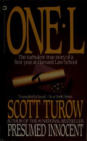 Cover of: One L by Scott Turow