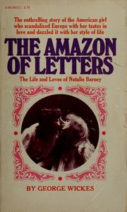 Cover of: The Amazon of letters by George Wickes