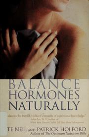 Cover of: Balance hormones naturally