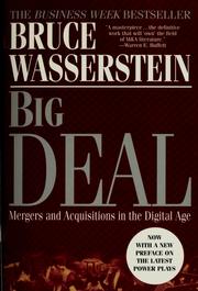 Big deal by Bruce Wasserstein