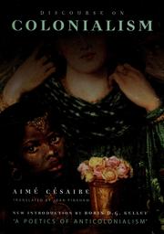 Cover of: Discourse on colonialism by Aimé Césaire